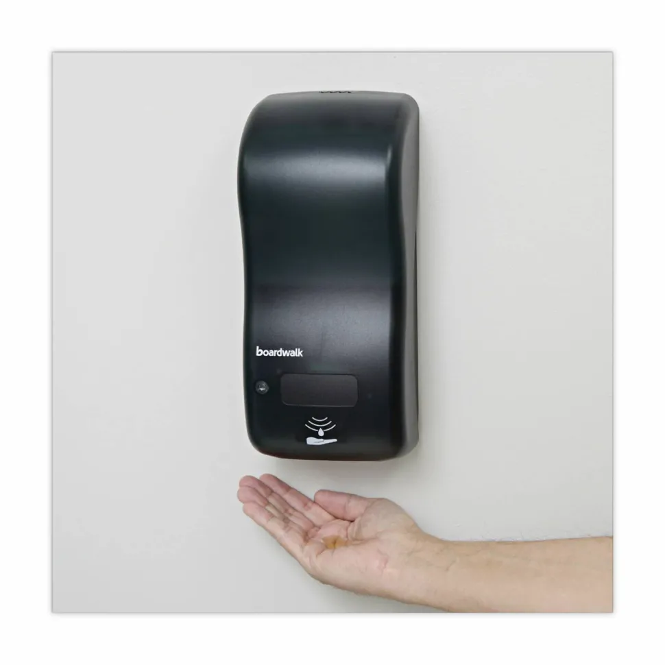 Boardwalk Bulk Fill Soap Dispenser, 900 mL, 5.5 x 4 x 12, Black