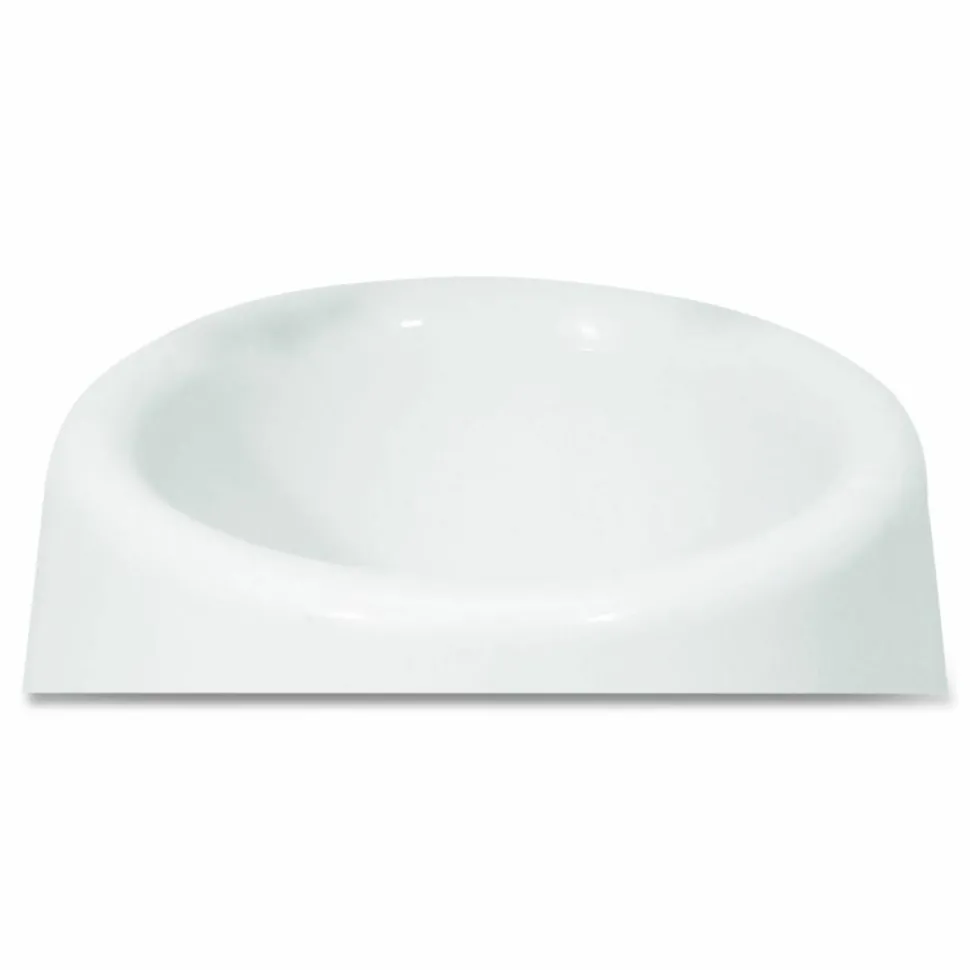 Boardwalk Caddy For Spiral Bowl Brush, White