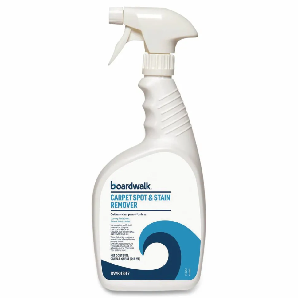 Boardwalk Carpet Spot and Stain Remover, Country Fresh Scent, 32 oz Bottle, 12/Carton