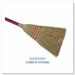 Boardwalk Corn Fiber Lobby/Toy Broom, Corn Fiber Bristles, 39