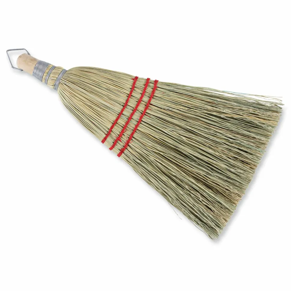 Boardwalk Corn Whisk Broom, Corn Fiber Bristles, 9" Bristle Length, Yellow, 12/Carton