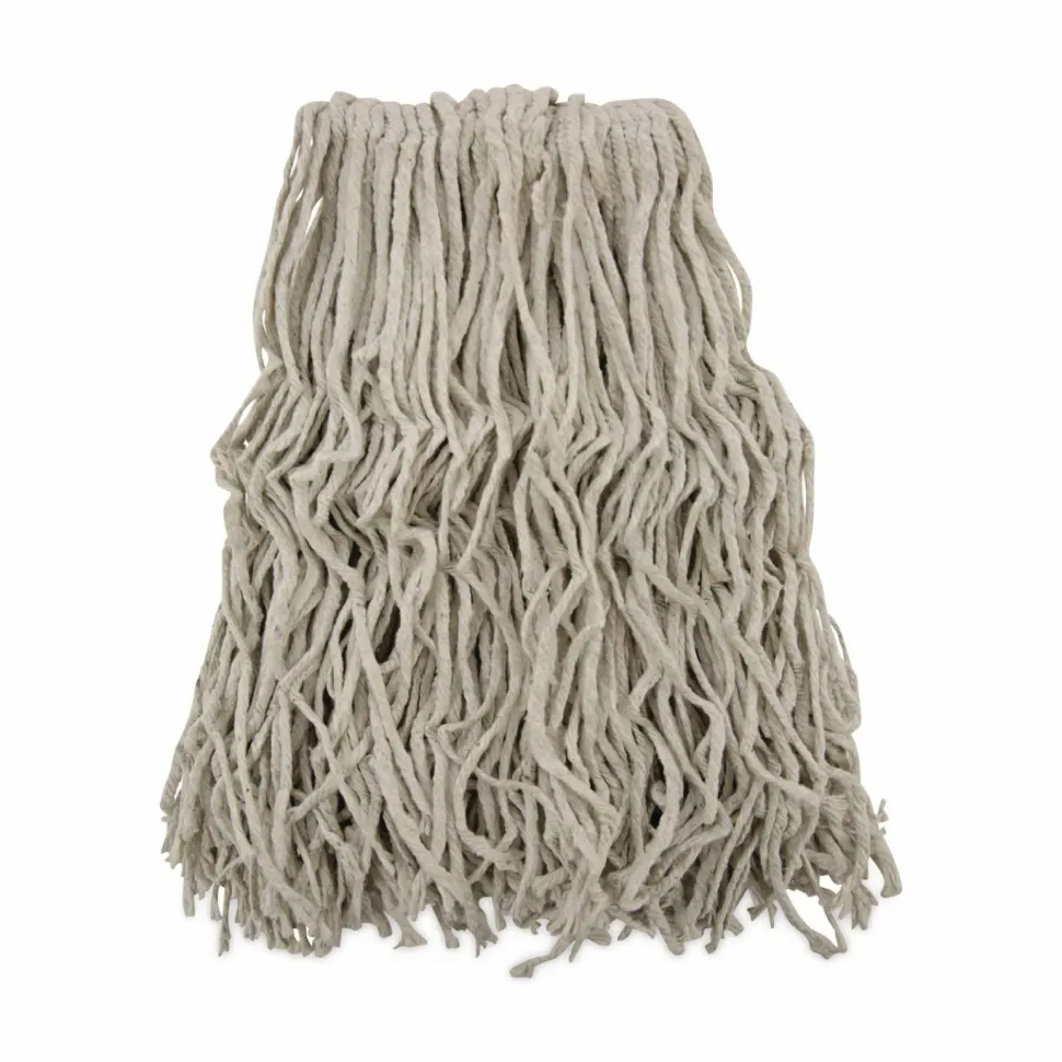 Boardwalk Cotton Mop Head, Cut-End, #32, White, 12/Carton