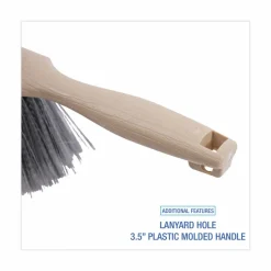 Boardwalk Counter Brush, Black Polypropylene, 4.5