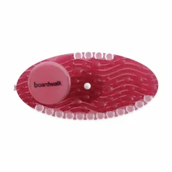 Boardwalk Curve Solid Air Freshener, Spiced Apple, Red, 10/Box