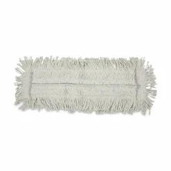 Boardwalk Disposable Cut End Dust Mop Head, Cotton/Synthetic, 24 x 5, White