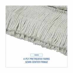 Boardwalk Disposable Dust Mop Head, Cotton, Cut-End, 60 x 5