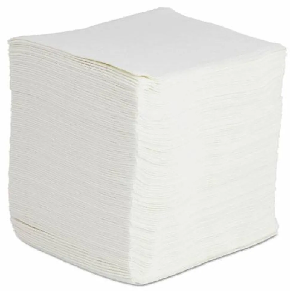 Boardwalk DRC Wipers, 12 x 13, White, 90 Bag, 12 Bags/Carton