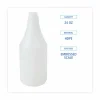 Boardwalk Embossed Plastic Spray Bottle, 24 oz, Clear, 24/Carton