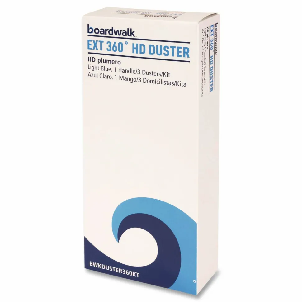 Boardwalk Extension 360 HD Duster Kit, 18" to 36", (1) Handle and (3) Dusters/Kit, 6 Kits/Carton