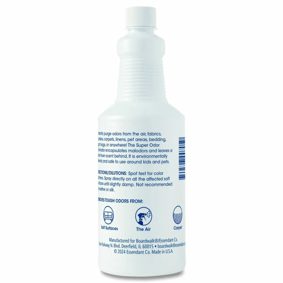Boardwalk Fabric and Carpet Deodorizer, Fresh, 32 oz Bottle, 6/Carton