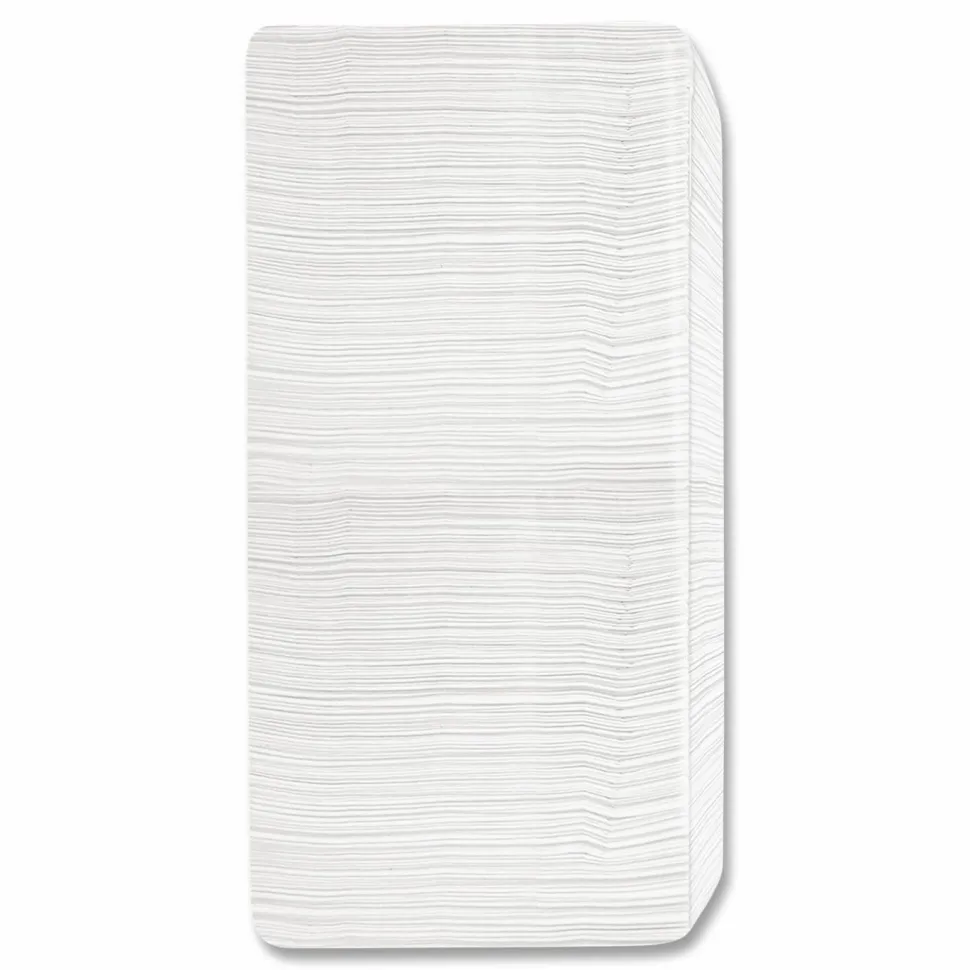 Boardwalk 1/4-Fold Lunch Napkins, 1-Ply, 12 x 12, White, 500/Pack, 6 Packs/Carton