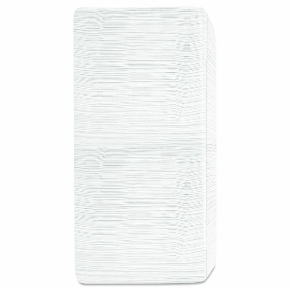 Boardwalk 1/4-Fold Lunch Napkins, 1-Ply, 12 x 12, White, 500/Pack