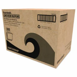 Boardwalk 1/4-Fold Lunch Napkins, 1-Ply, 12 x 12, White, 500/Pack