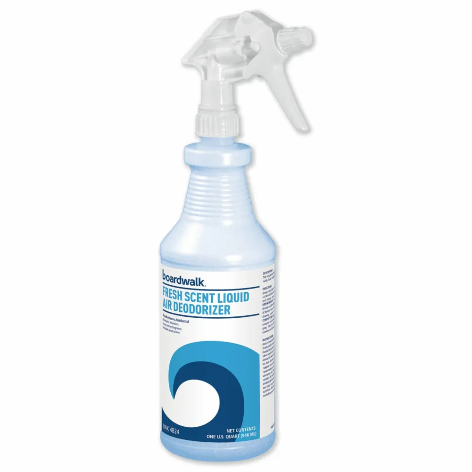 Boardwalk Fresh Scent RTU Liquid Air Deodorizer, 32 oz Spray Bottle