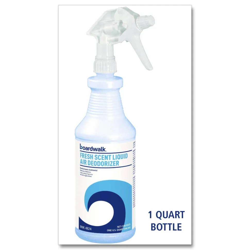 Boardwalk Fresh Scent RTU Liquid Air Deodorizer, 32 oz Spray Bottle