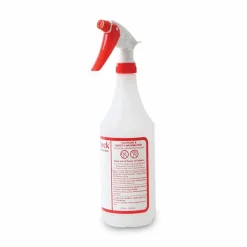 Boardwalk General Purpose Plastic Bottle with Trigger Spray, 32 oz, Clear/Red, 3/Pack