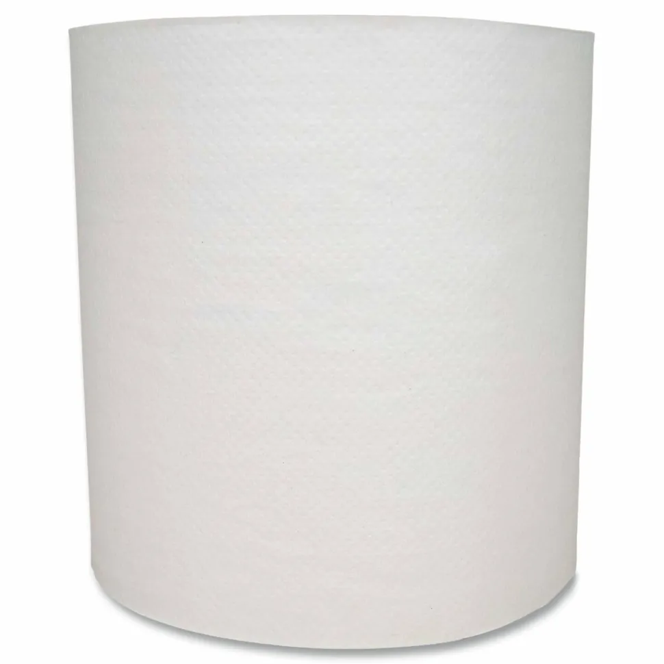 Boardwalk Hard Wound Towel, 1 Ply, 8" x 700 ft, White, 6/Carton