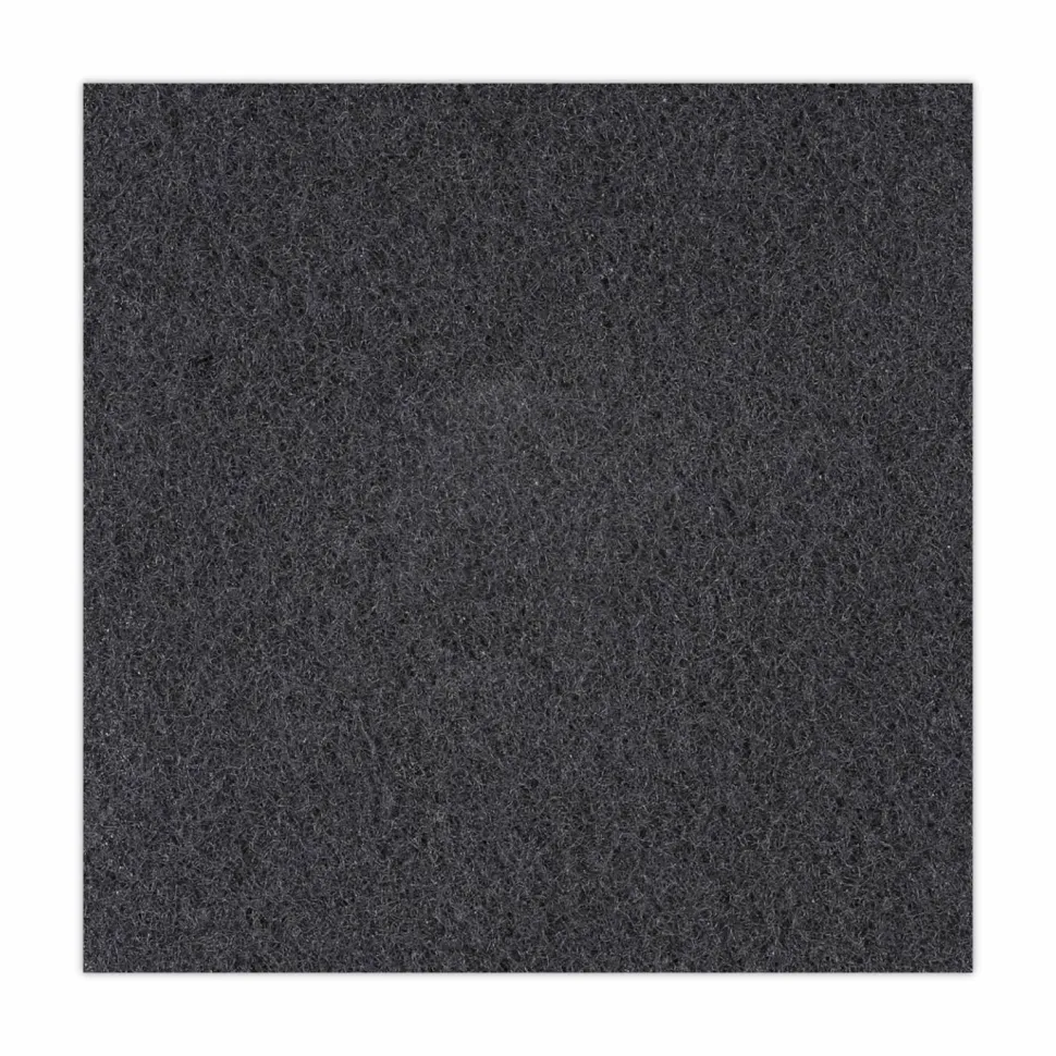 Boardwalk High Performance Stripping Floor Pads, 17" Diameter, Black, 5/Carton