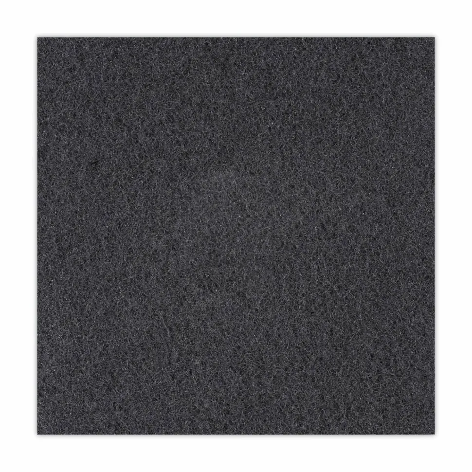 Boardwalk High Performance Stripping Floor Pads, 20" Diameter, Black, 5/Carton
