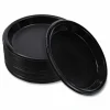 Boardwalk Hi-Impact Plastic Dinnerware, Plate, 6" dia, Black, 1,000/Carton