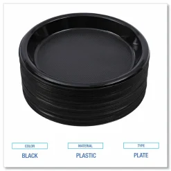 Boardwalk Hi-Impact Plastic Dinnerware, Plate, 6