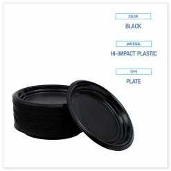 Boardwalk Hi-Impact Plastic Dinnerware, Plate, 9