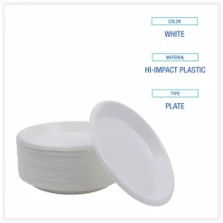 Boardwalk Hi-Impact Plastic Dinnerware, Plate, 10