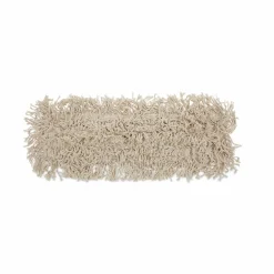 Boardwalk Industrial Dust Mop Head, Cotton, 18 x 3, White