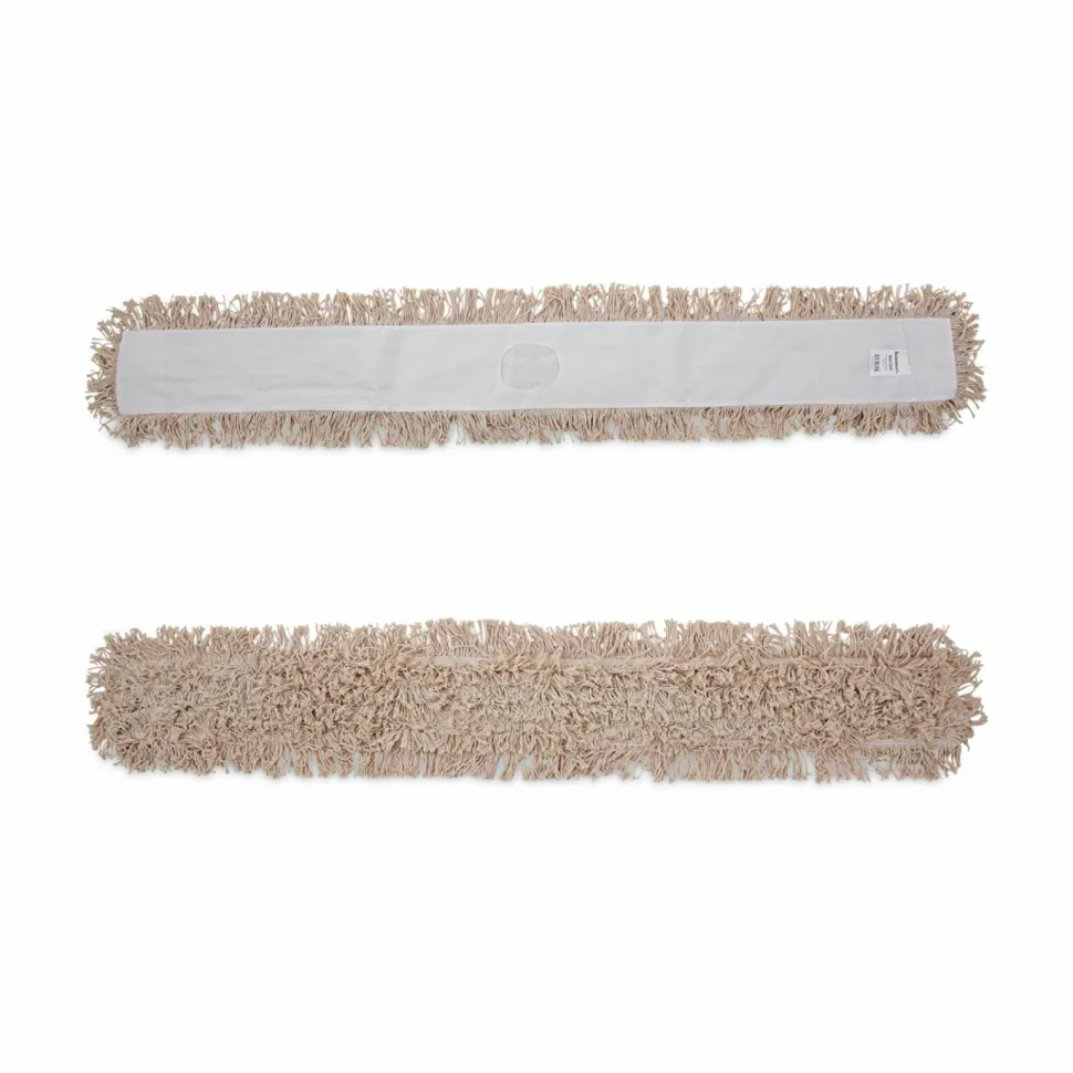 Boardwalk Industrial Dust Mop Head, Hygrade Cotton, 60 x 5, White