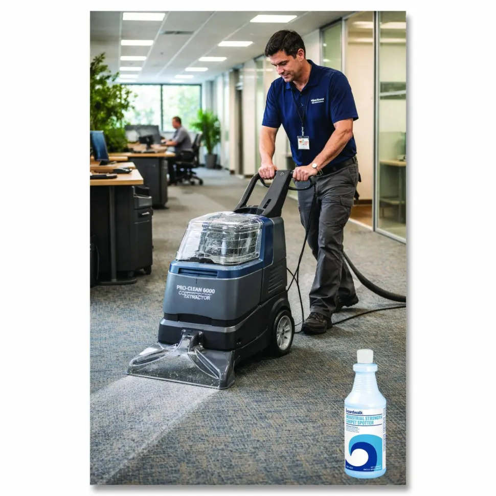 Boardwalk Industrial Strength Carpet Spotter, Unscented, 32 oz Bottle, 12/Carton