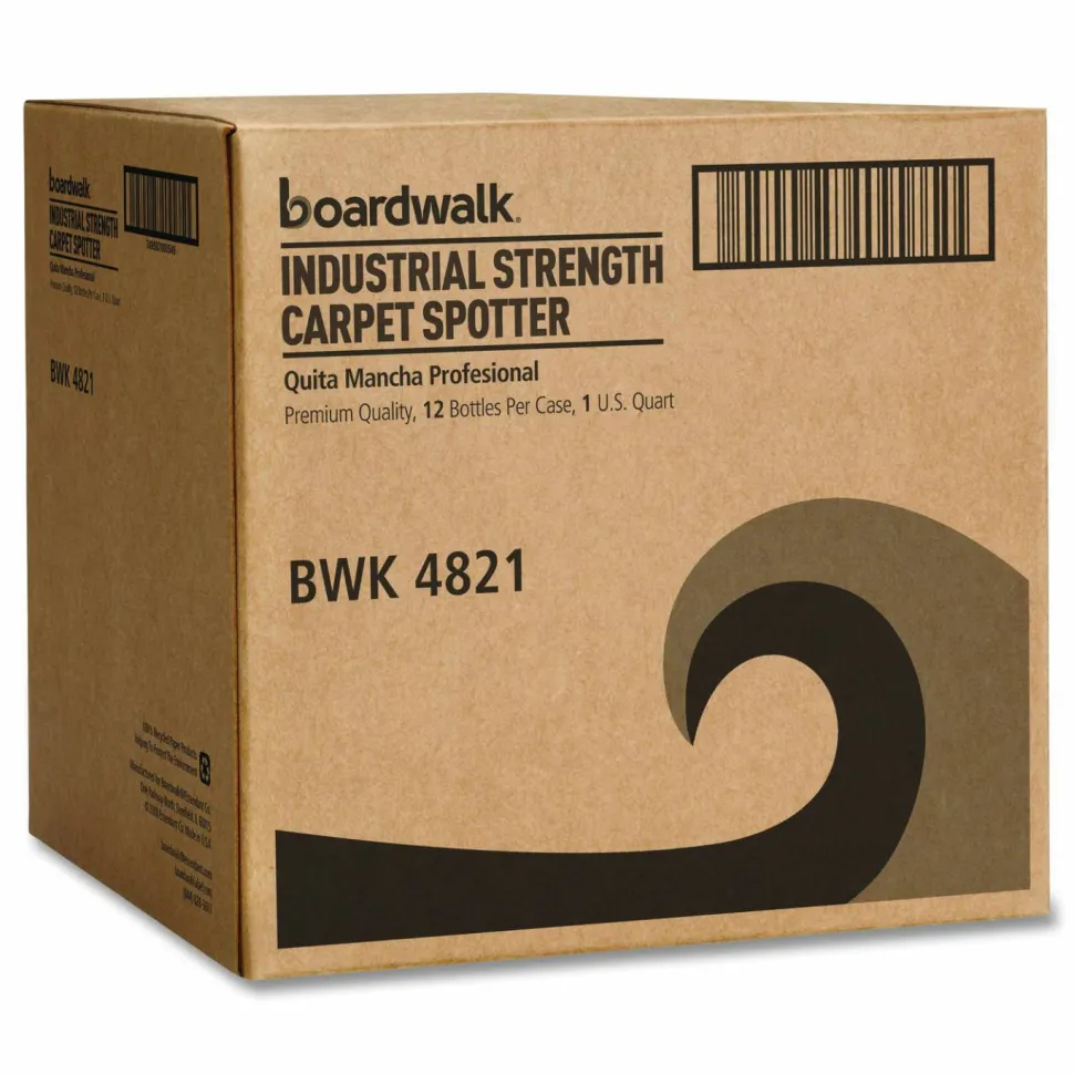 Boardwalk Industrial Strength Carpet Spotter, Unscented, 32 oz Bottle, 12/Carton