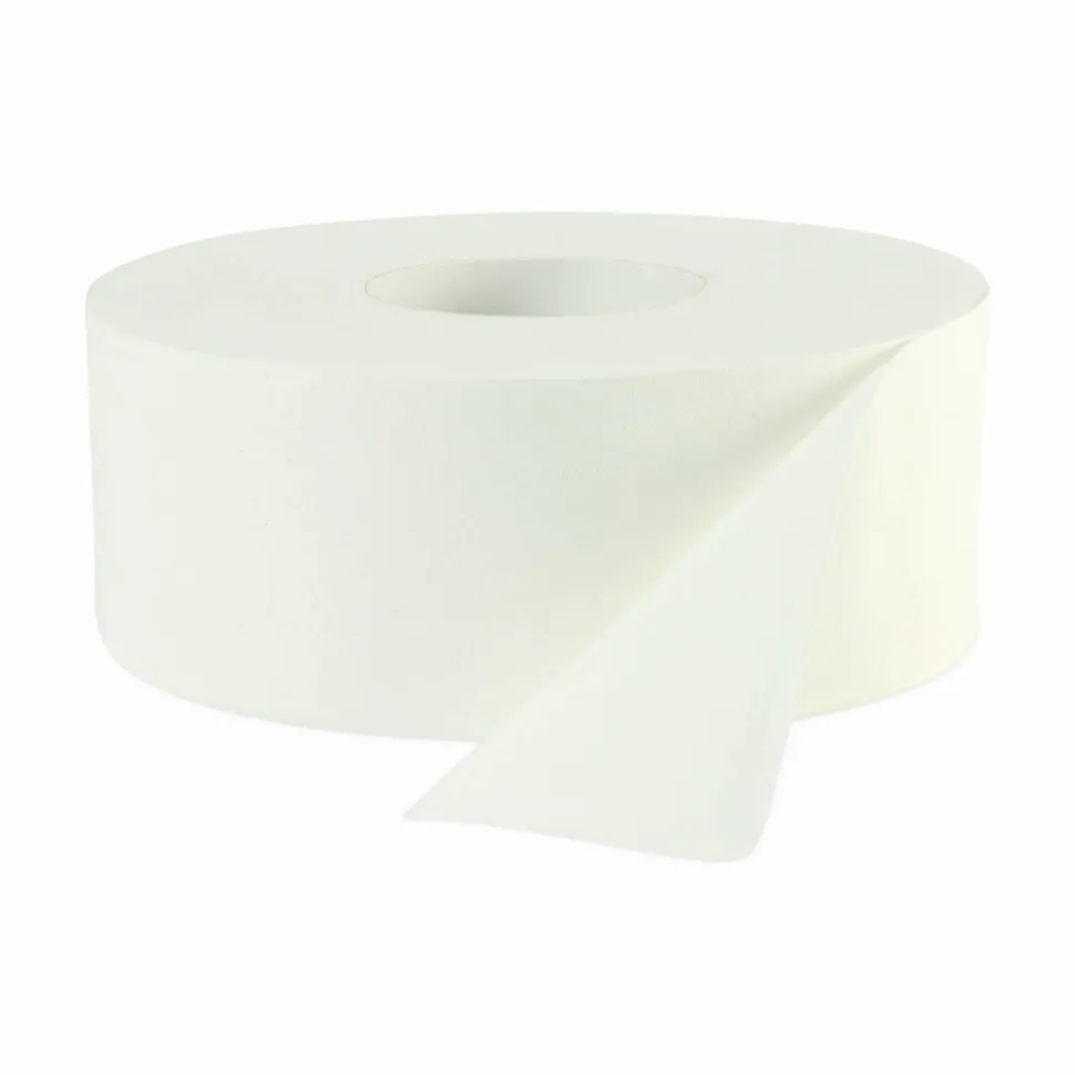 Boardwalk JRT Jumbo Roll Bathroom Tissue, Septic Safe, 2-Ply, 3.3" x 1,000 ft, White, 12 Rolls/Carton