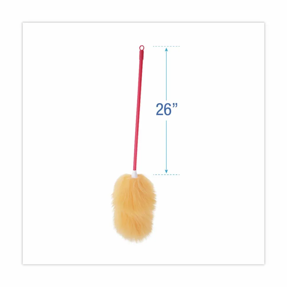 Boardwalk Lambswool Duster, 26" Plastic Handle
