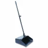 Boardwalk Lobby Dust Pan, 11.75 x 37, 34" Handle, Plastic/Aluminum, Black, 6/Carton