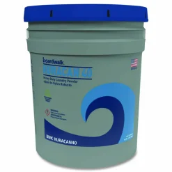 Boardwalk Low Suds Industrial Powder Laundry Detergent, Fresh Lemon Scent, 40lb Pail