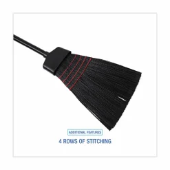 Boardwalk Maid Broom, Plastic Bristles, 54" Overall Length, Dozen