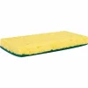Boardwalk Medium-Duty Scrubbing Sponges, 3 5/8" x 6 1/8", Yellow/Green, Pack Of 20 Sponges