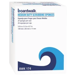 Boardwalk Medium-Duty Scrubbing Sponges, 3 5/8