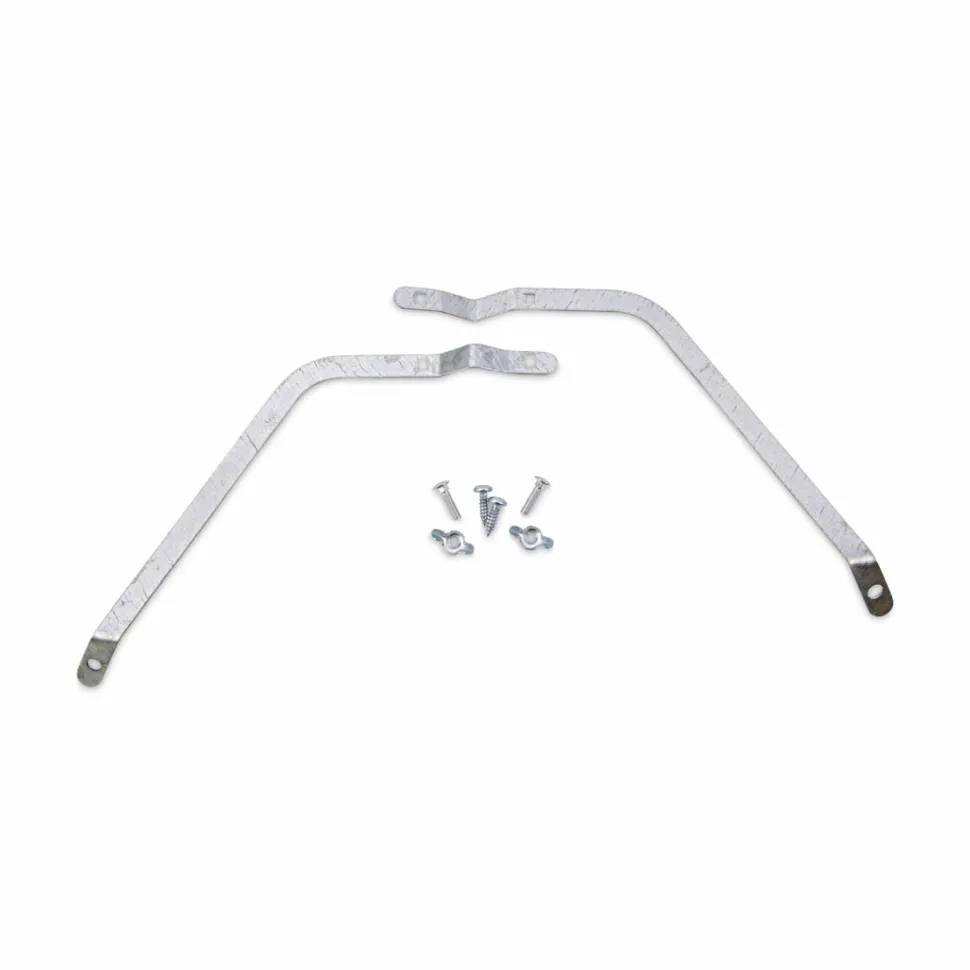 Boardwalk Metal Handle Braces, Large, Fits 24" to 48" Floor Sweeps, 0.5 x 17 x 12
