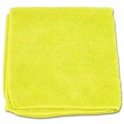 Boardwalk Microfiber Cleaning Cloths, 12 x 12, Yellow, 12/Pack