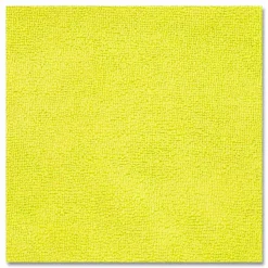 Boardwalk Microfiber Cleaning Cloths, 12 x 12, Yellow, 12/Pack
