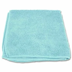 Boardwalk Microfiber Cleaning Cloths, 12 x 12, Blue, 12/Pack
