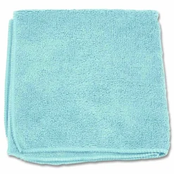 Boardwalk Microfiber Cleaning Cloths, 12 x 12, Blue, 12/Pack