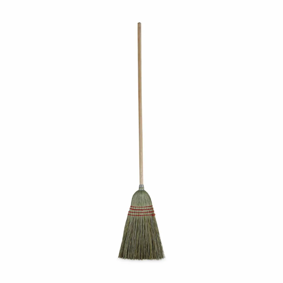 Boardwalk Mixed Fiber Maid Broom, Mixed Fiber Bristles, 55" Overall Length, Natural