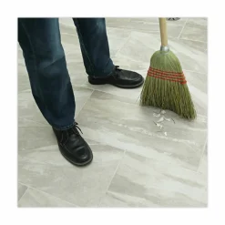 Boardwalk Mixed Fiber Maid Broom, Mixed Fiber Bristles, 55" Overall Length, Natural