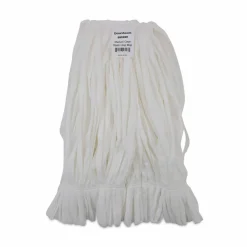Boardwalk Mop Head, Looped, Enviro Clean With Tailband, Cotton/Synthetic, Medium, White, 12/Carton