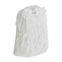 Boardwalk Mop Head, Value Standard Head, Rayon Fiber, Cut-End, #16, White, 12/Carton
