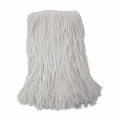 Boardwalk Mop Head, Value Standard Head, Rayon Fiber, Cut-End, #16, White, 12/Carton