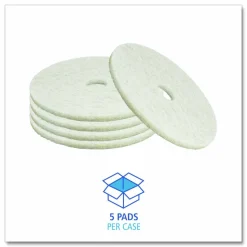 Boardwalk Natural Burnishing Floor Pads, 24