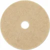 Boardwalk Natural Hog Hair Burnishing Floor Pads, 17" Diameter, Tan, 5/Carton